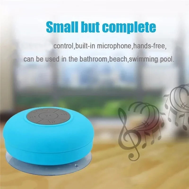 Waterproof Bluetooth Shower Speaker with Suction Cup