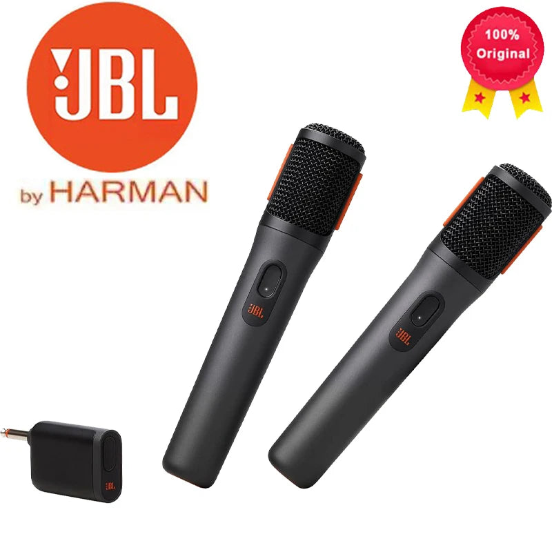 JBL PartyBox Authentic Authorization Portable Handheld Wireless Mic Adaptive Noise Reduction for Holiday Party Home KTV Karaoke