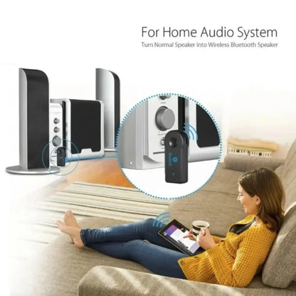 Car Bluetooth 5.0 Audio Receiver 3.5mm 3.5 AUX Jack Stereo Music Car Transmitter Speaker Amplifier Wireless Adapter with Mic