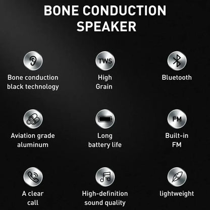 Hot Hummingbird Bone Conduction Speaker Bluetooth-Compatible TWS Wireless Sound Box Portable Mini Stereo Speakers Dropshipping